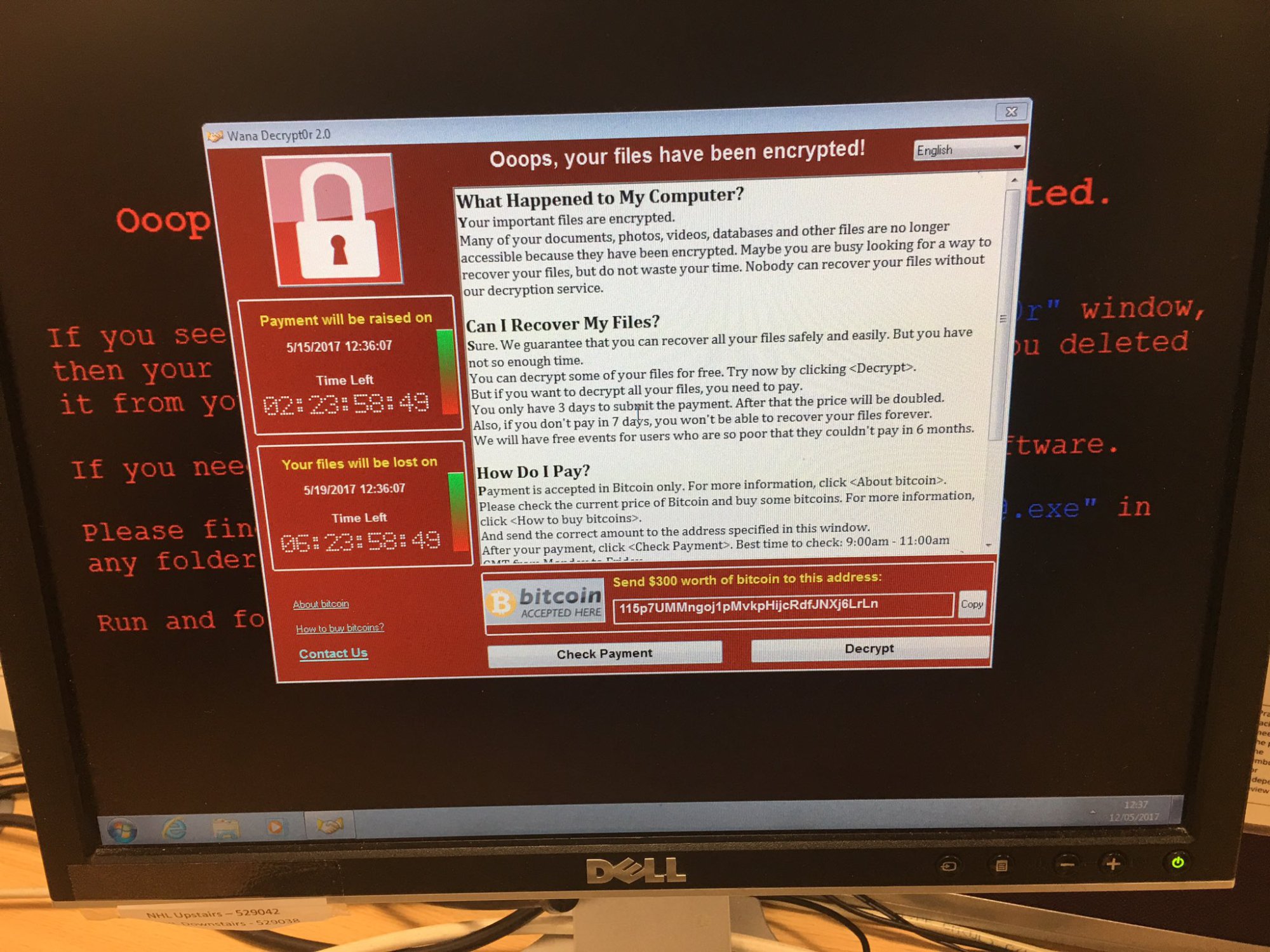 Ataque utilizou software ransomware para para sequestrar informações na Europa e no restante do mundo. Hackers não foram identificados