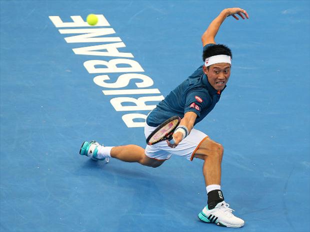 Japonês não teve dificuldades para fazer 2 sets a 0, parciais de 6-3 e 6-4, no cazaque Mikhail Kukushkin e agora enfrenta o australiano Bernard Tomic