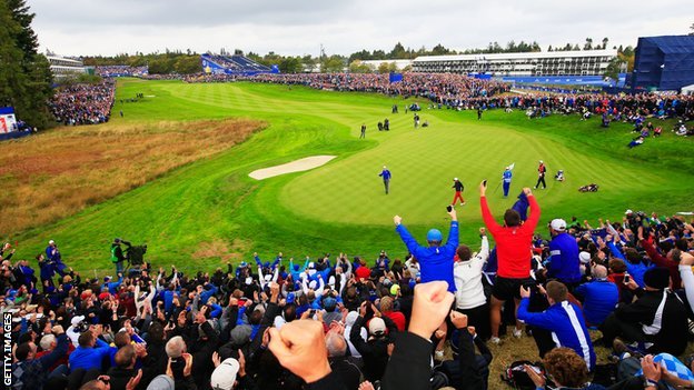 Próxima locais Ryder Cup