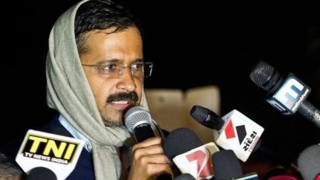 Mas a AAP disse que a CBI invadiu o escritório do Sr. Kejriwal