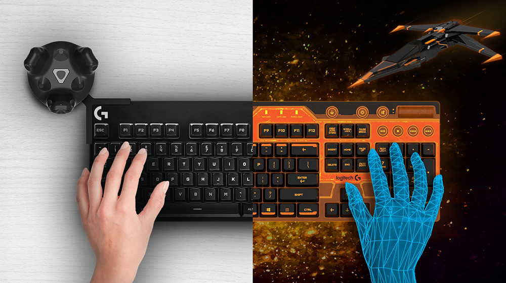 Logitech anuncia protótipo de teclado para Realidade Virtual