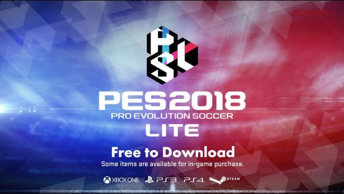 PES 2018 lançou versão grátis