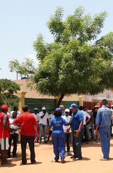 Assaltantes queimados em Luanda