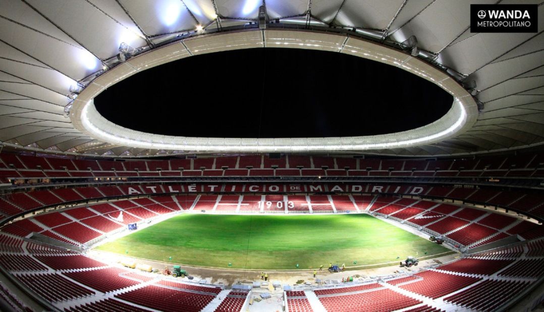 Estádio Wanda Metropolitano pode receber o duelo entre Espanha e Brasil em novembro deste ano