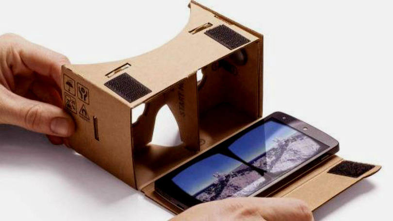 Cardboard, óculos de Realidade Virtual do Google: o Google informou ainda que mais de 350 mil horas de vídeos no YouTube foram assistidos em realidade virtual